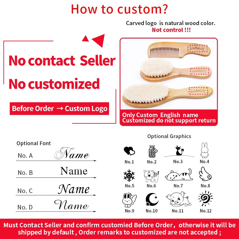 Bamboo Wide-Tooth Scalp Massage Hair Comb