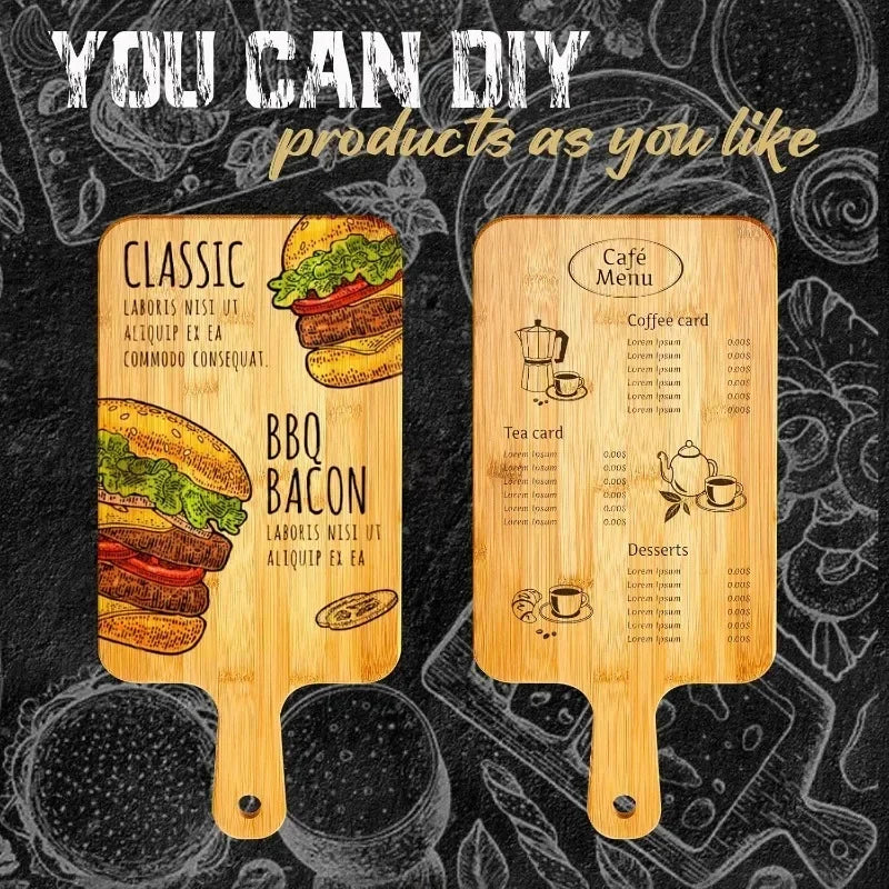 Bamboo Cutting & Serving Board with Handle