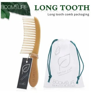 Bamboo Wide-Tooth Scalp Massage Hair Comb