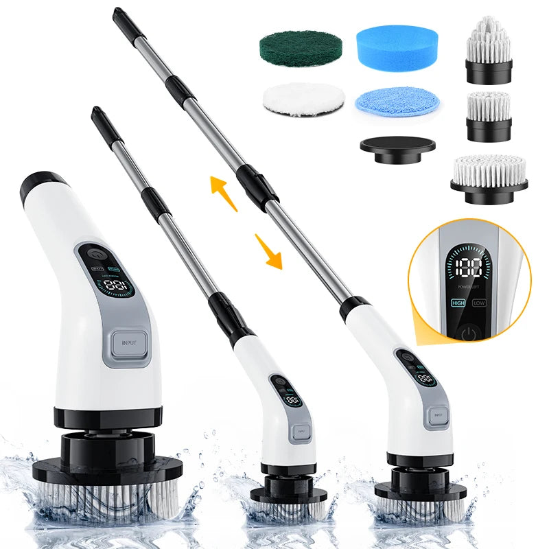 7-in-1 Cordless Electric Spin Cleaning Brush