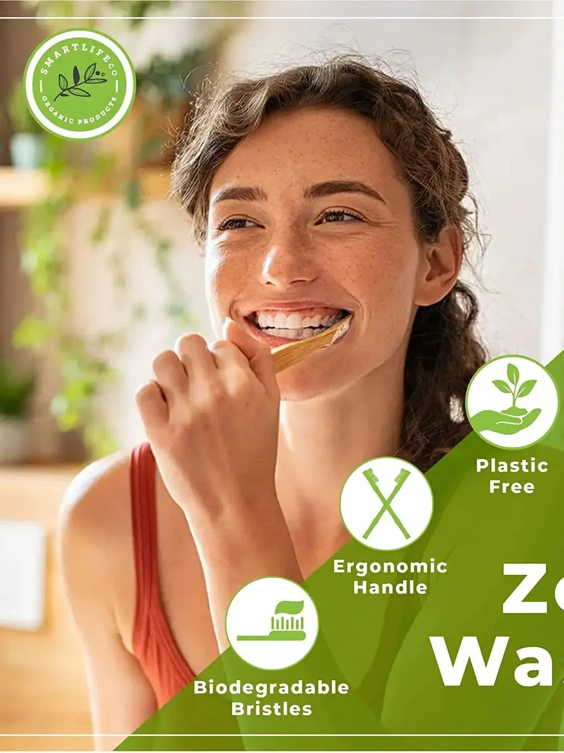 Eco Bamboo Toothbrushes — Pack of 8 or 12