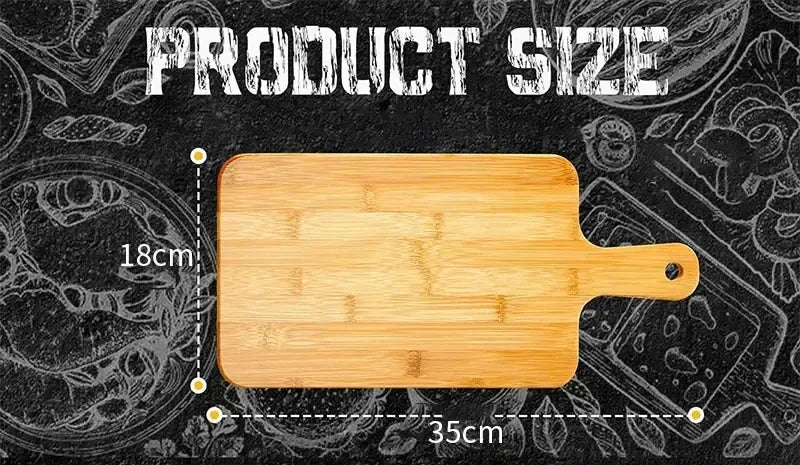 Bamboo Cutting & Serving Board with Handle