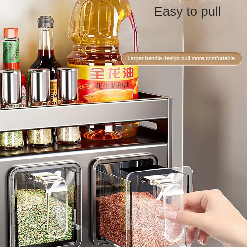 Minimalist Wall-Mounted Spice Rack