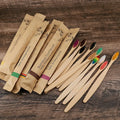 Eco Bamboo Toothbrushes — Pack of 8 or 12