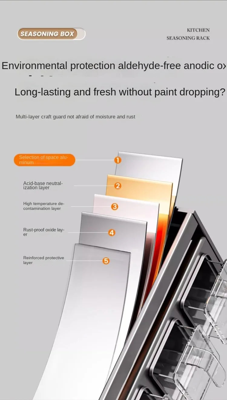 Minimalist Wall-Mounted Spice Rack