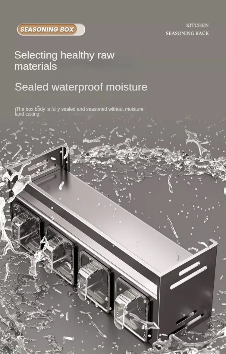 Minimalist Wall-Mounted Spice Rack