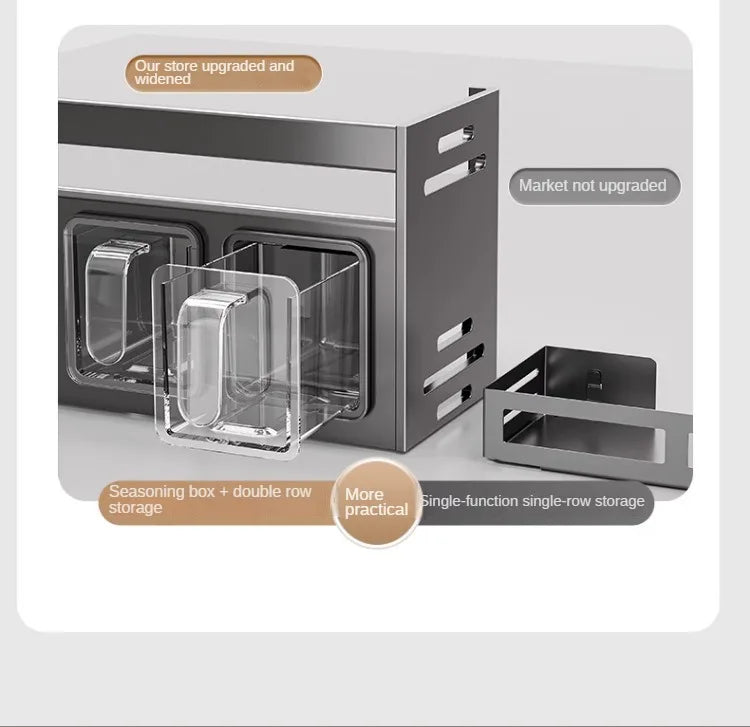 Minimalist Wall-Mounted Spice Rack