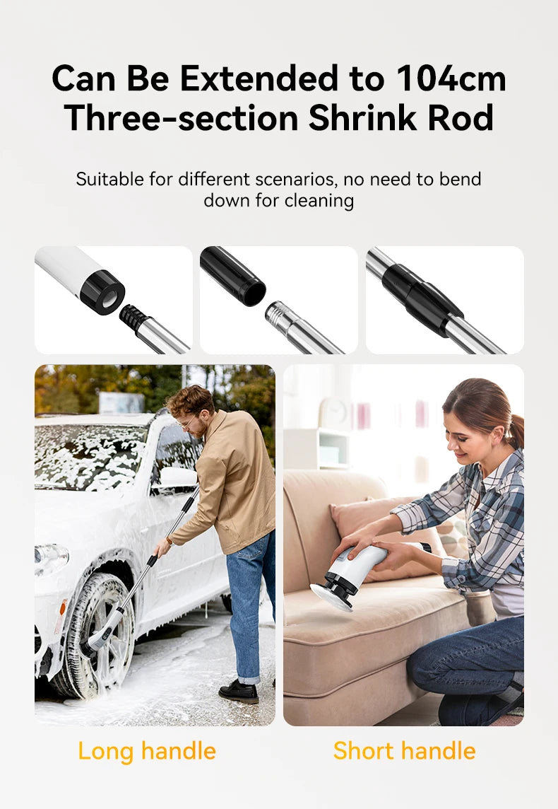 7-in-1 Cordless Electric Spin Cleaning Brush