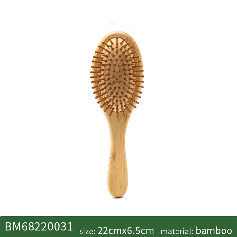 Bamboo Wide-Tooth Scalp Massage Hair Comb